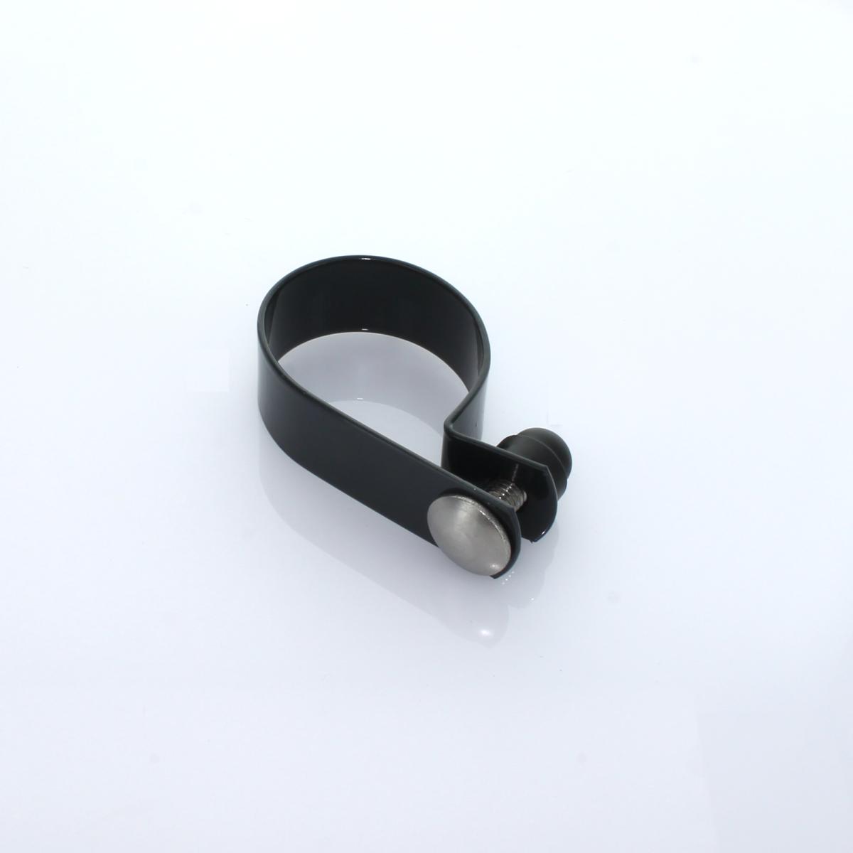 Schelle Ø 048 mm anthrazit einseitig cpl. mit Zubehör