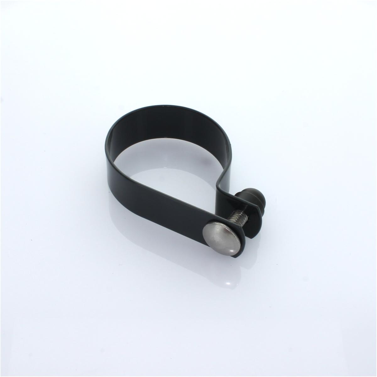 Schelle Ø 060 mm anthrazit einseitig cpl. mit Zubehör