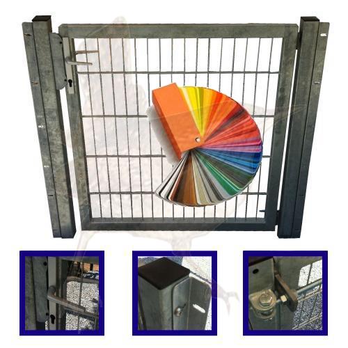 Gartentor 1-flgl. 1000x1400 mm Wahlfarbe, LGT Vario