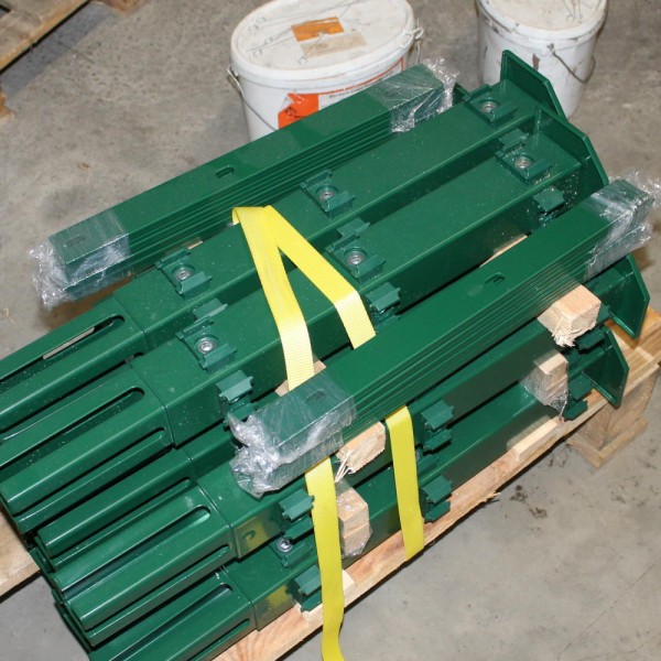Pfostenverlängerung 430 mm Typ HS grün B-Ware ECK