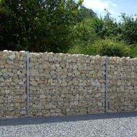 Wandsystem 200 mm Stone Wall - 1600 mm Grundelement verzinkt