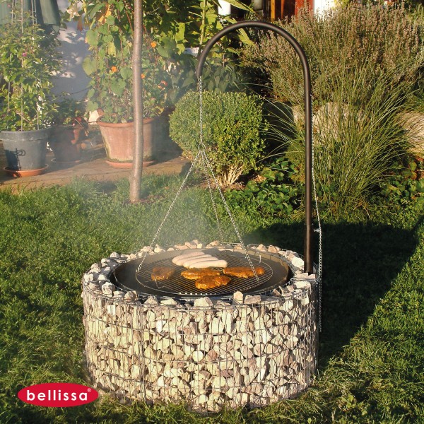 Gabione Feuerstelle Grillstelle Feuerschalen Aus Design Gabionen Gartengrills Gabionen In Form Gartenartikel Drahtwaren Driller Gmbh