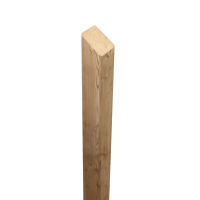 Holz-Design-Zaun Lattenzaun Durchblick Pfosten 1800 mm