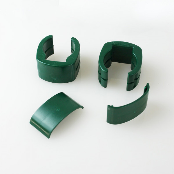 Fix-Clip-Pro Drahthalter, für Pfosten 34 mm grün