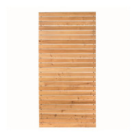 Holz-Design-Zaun Sichtschutz Rhombus Lärche 0900x1800 mm